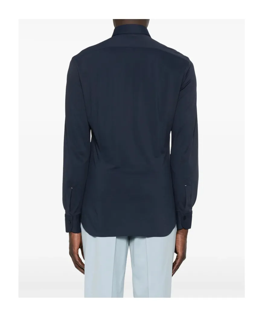 Button-Down Long-Sleeved Shirt