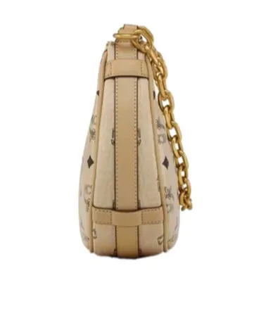Aren Crescent Hobo Bag In Visetos