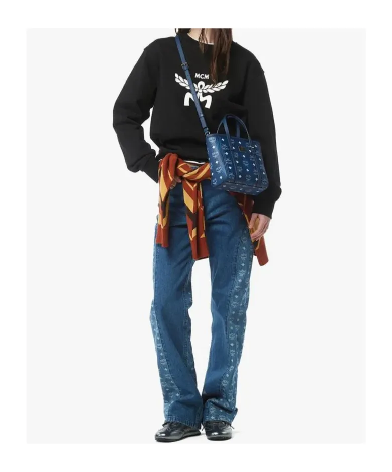 Toni Top-Zip Shopper In Visetos
