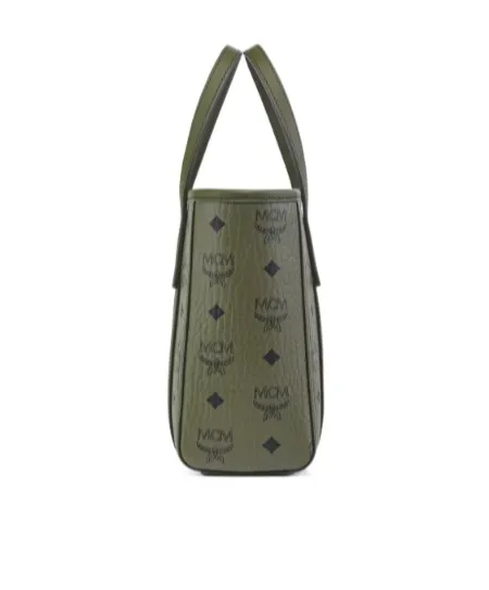 Mini Toni Visetos-Monogram Top-Zip Tote Bag