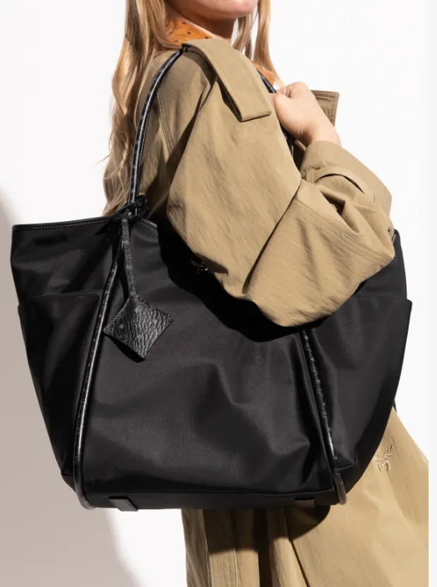 Logo Patch Shoulder Bag