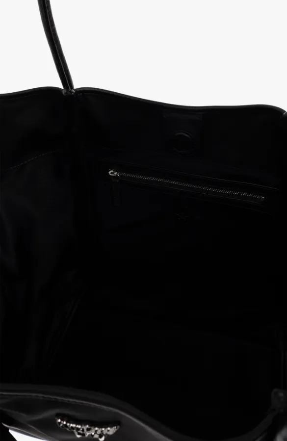 Logo Patch Shoulder Bag
