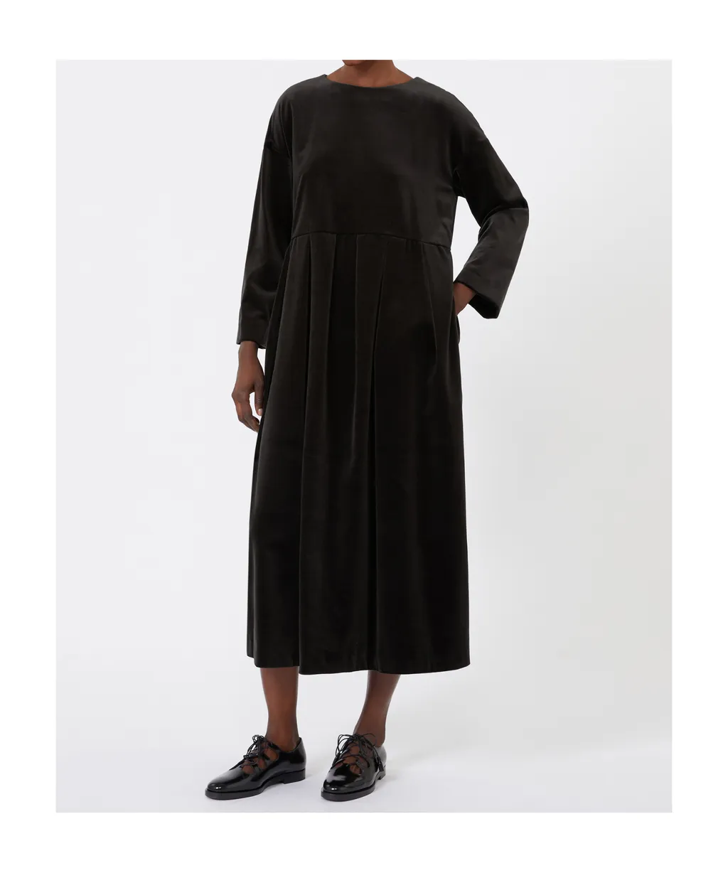 Cotton Velvet Dress