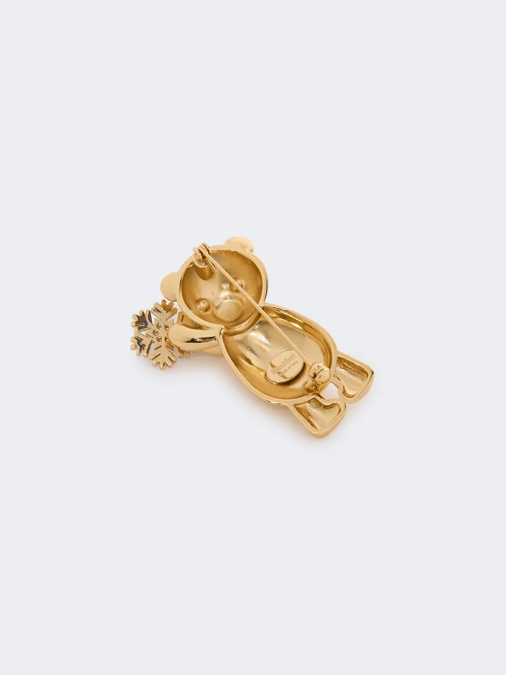 Metal Teddy Bear Brooch