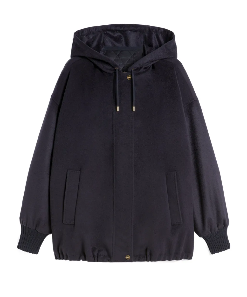 Drawstring Long-Sleeved Coat
