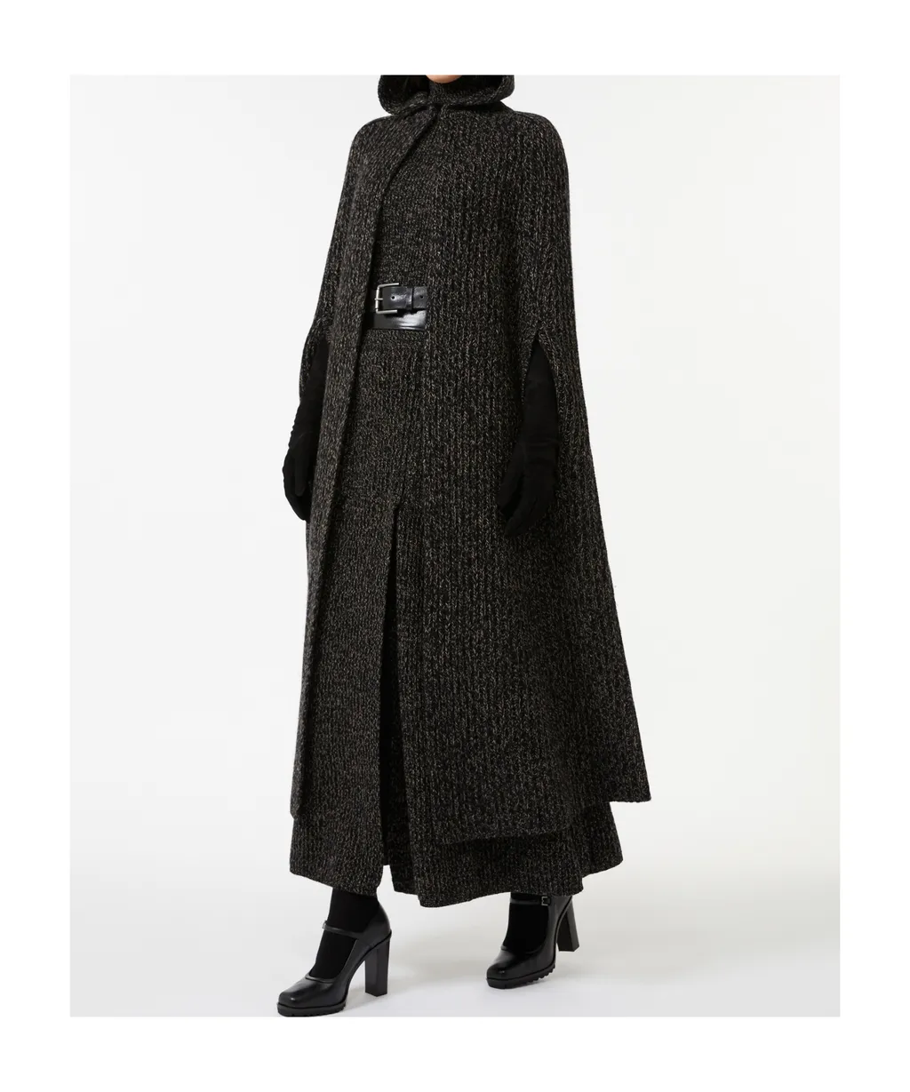 Ribbed Wool And Cashmere Flared Skirt