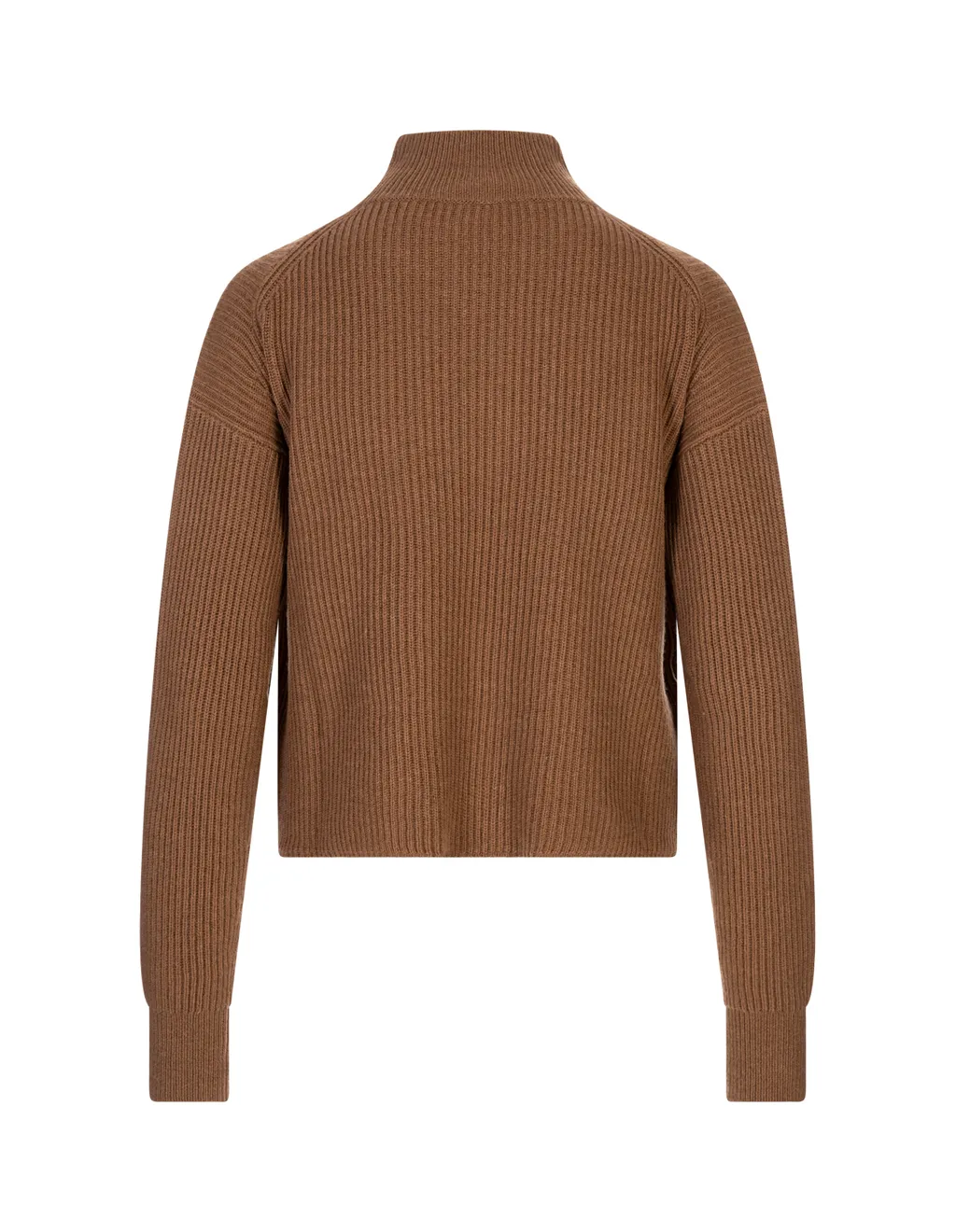 Studio Mock Neck Ribbed Jumper