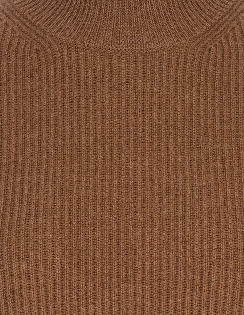 Studio Mock Neck Ribbed Jumper