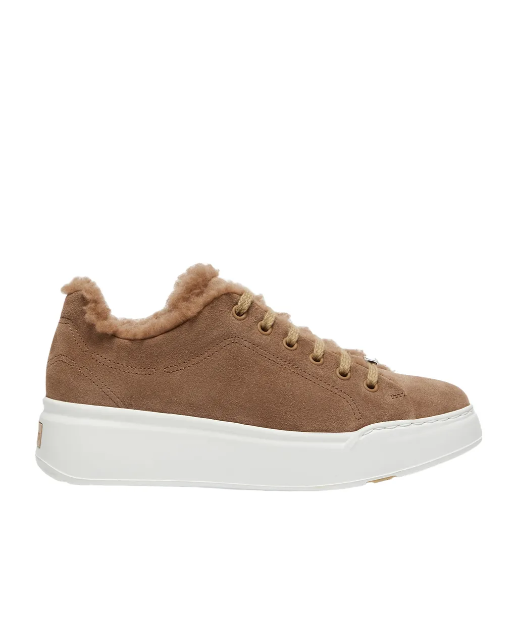 Tmaxi Round-Toe Lace-Up Sneakers
