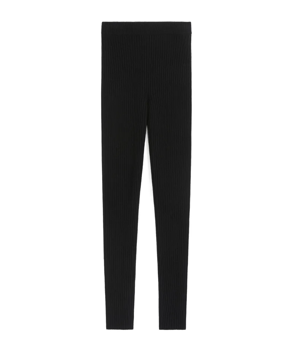 Wool And Cashmere Knit Leggings