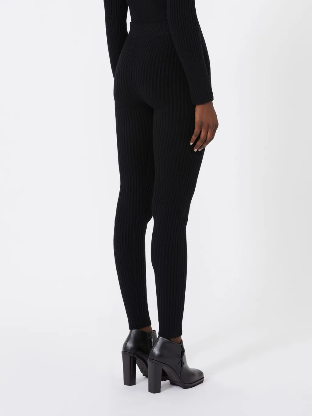 Wool And Cashmere Knit Leggings