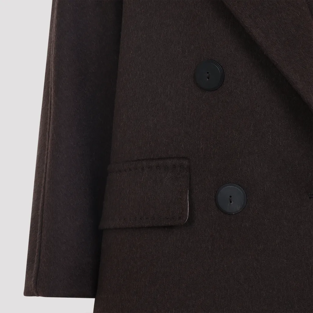 Collared Button-Up Coat