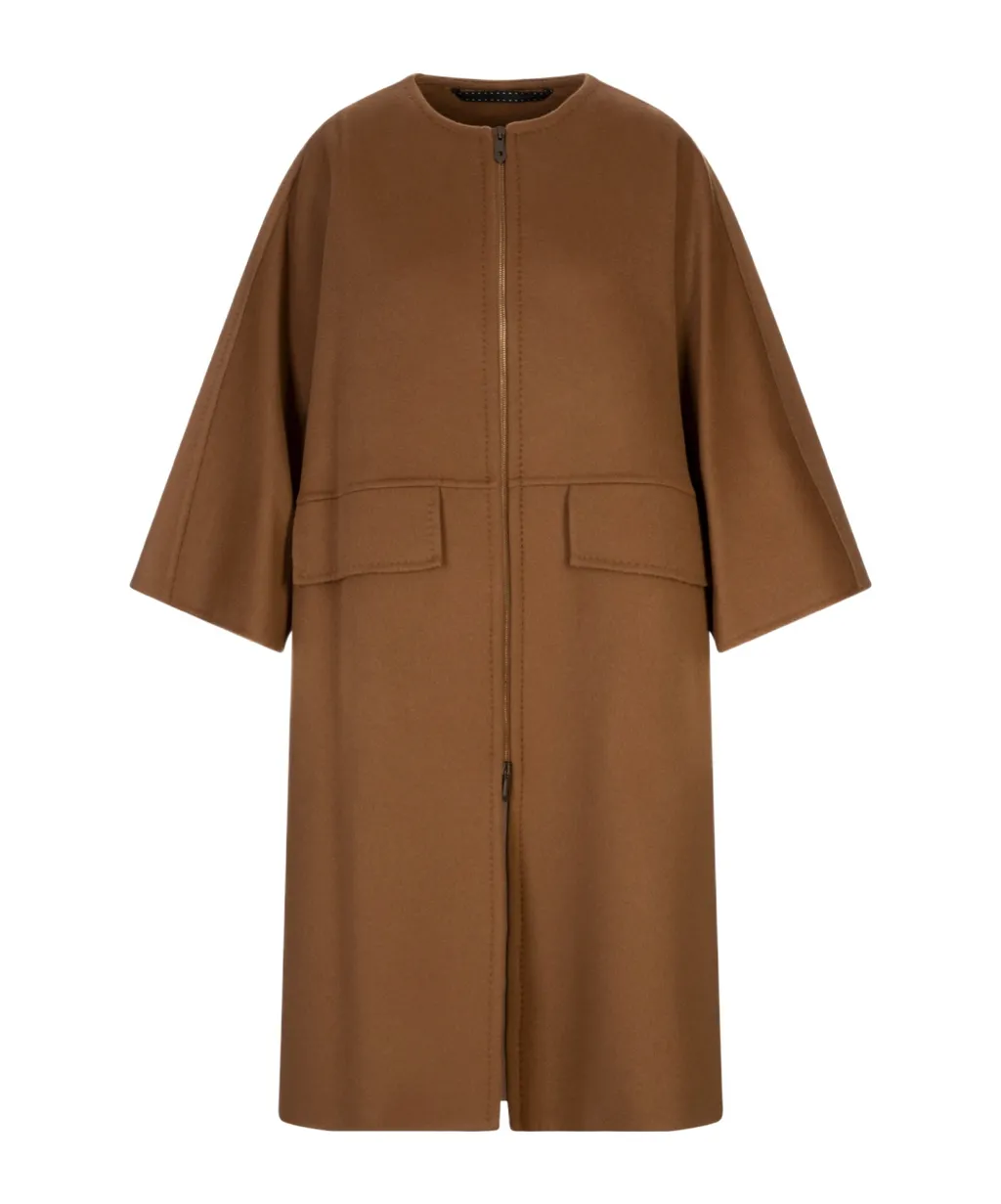 Atelier Amour Zip-Up Crewneck Coat