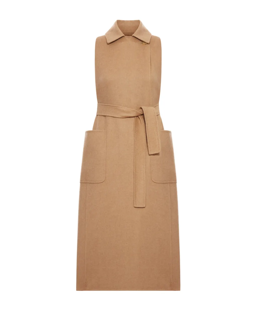 Berlina1234 Belted Sleeveless Coat