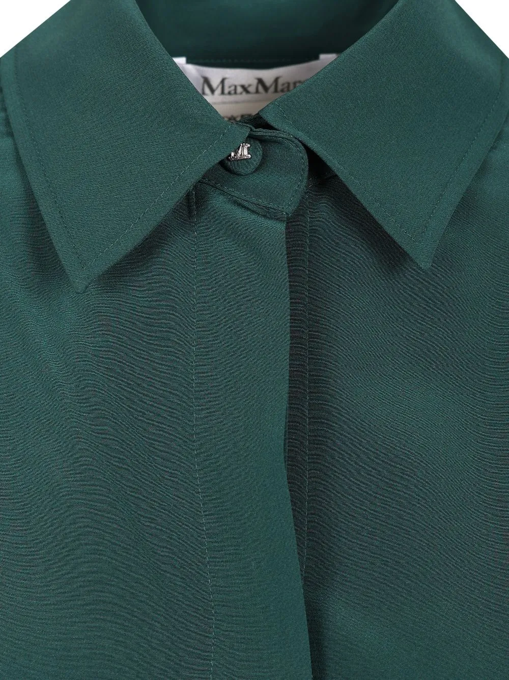 Straight-Fit Silk Shirt
