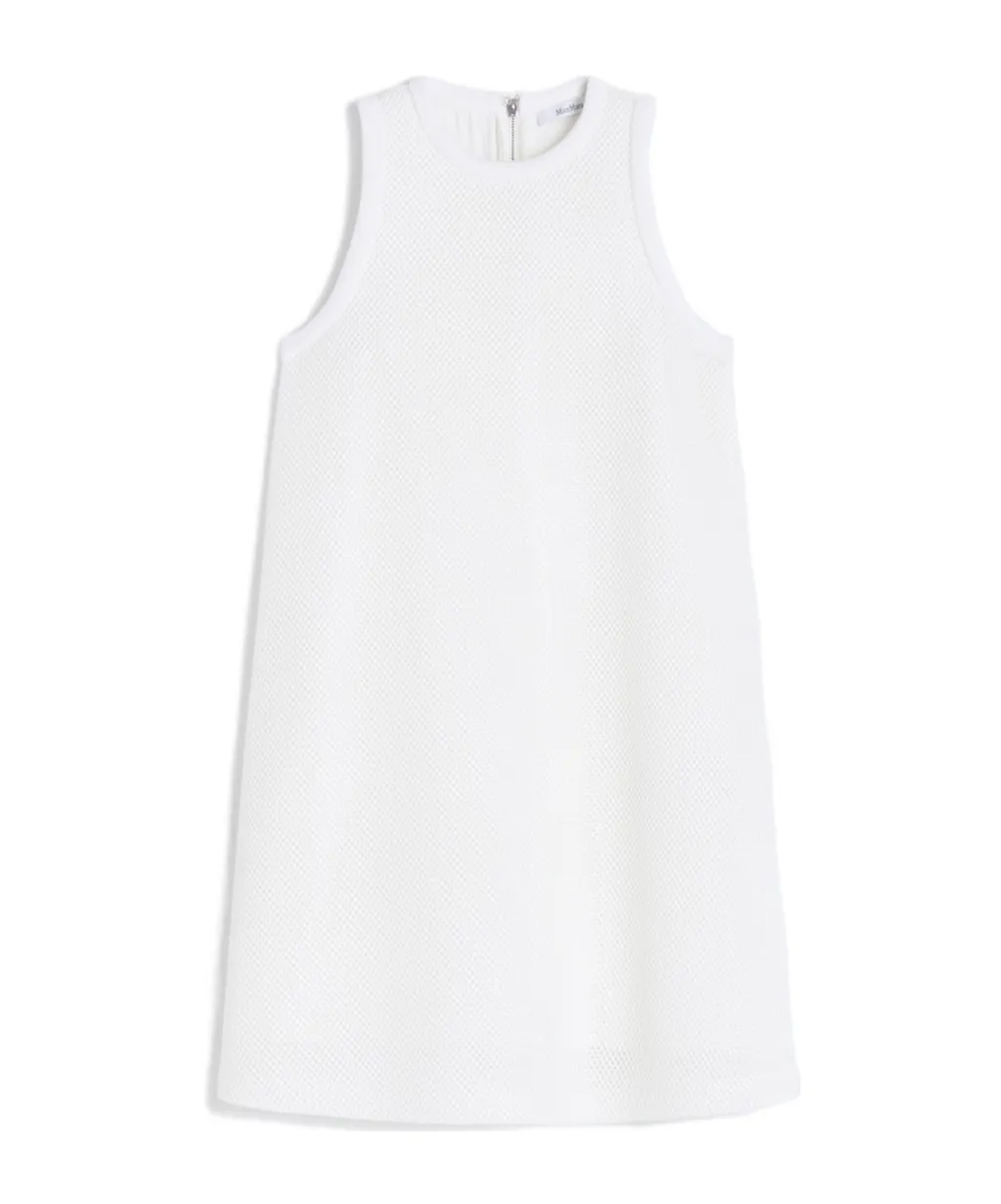 Flared Technical Mesh Dress
