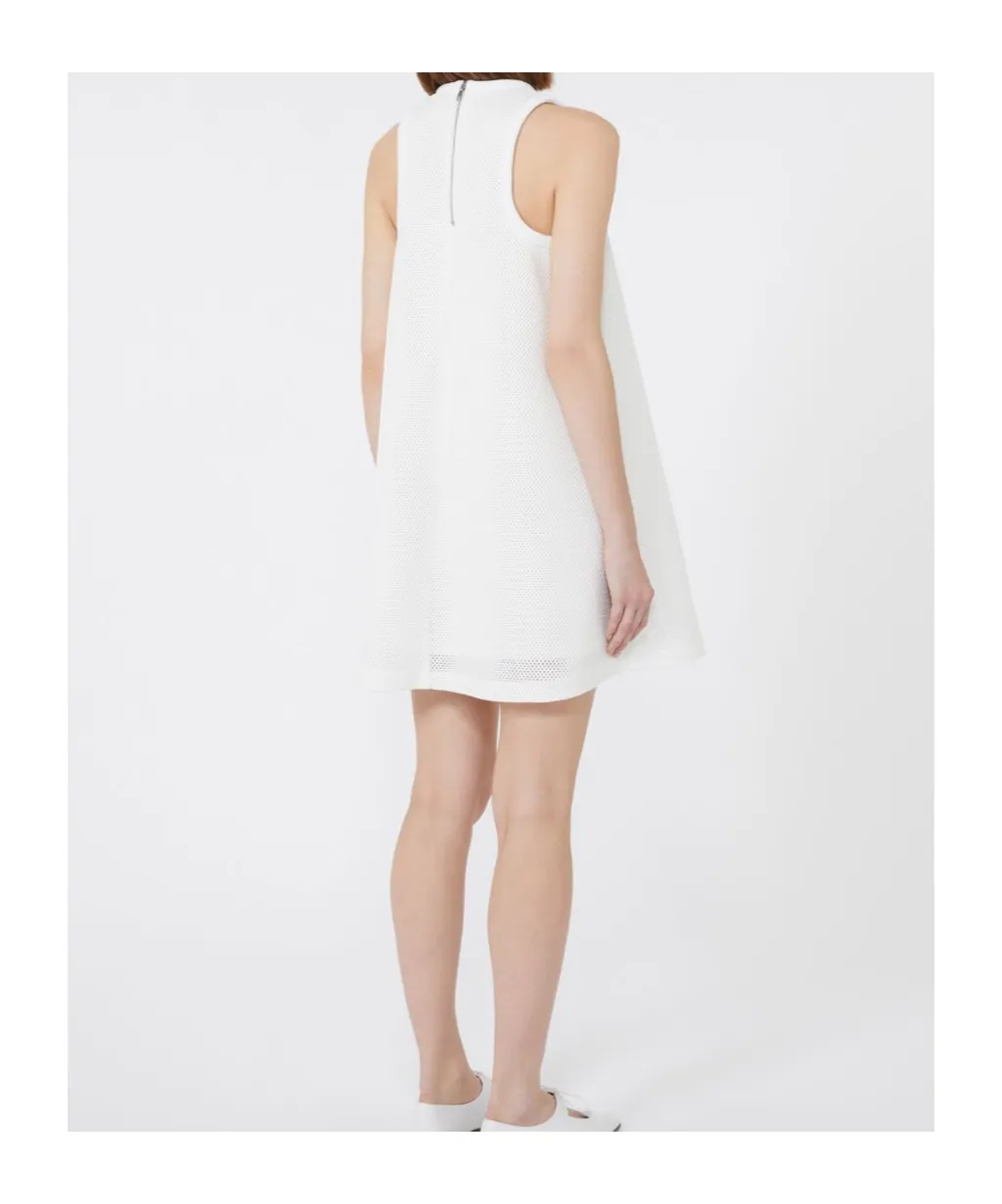 Flared Technical Mesh Dress