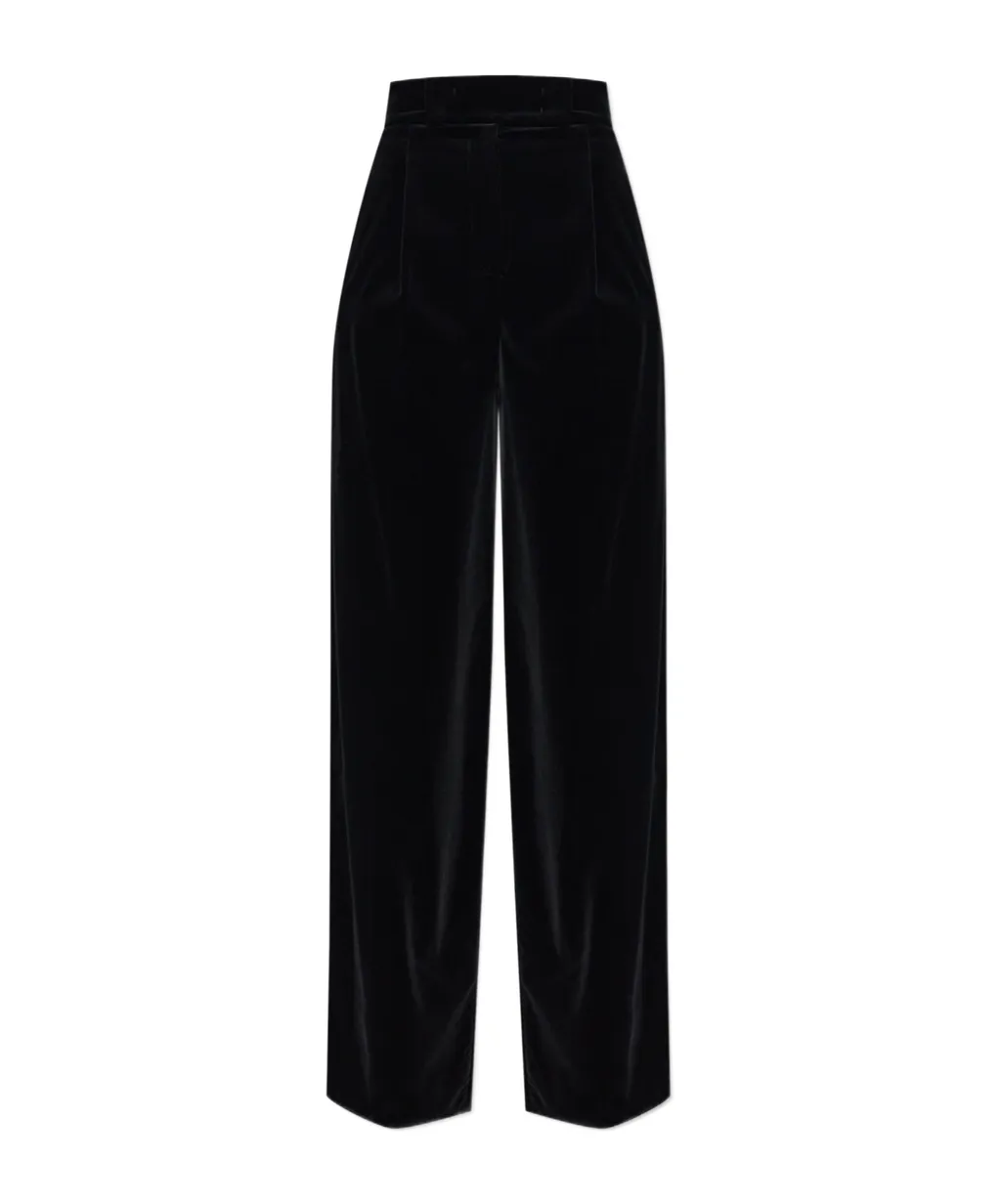 Sateen Velvet Trousers