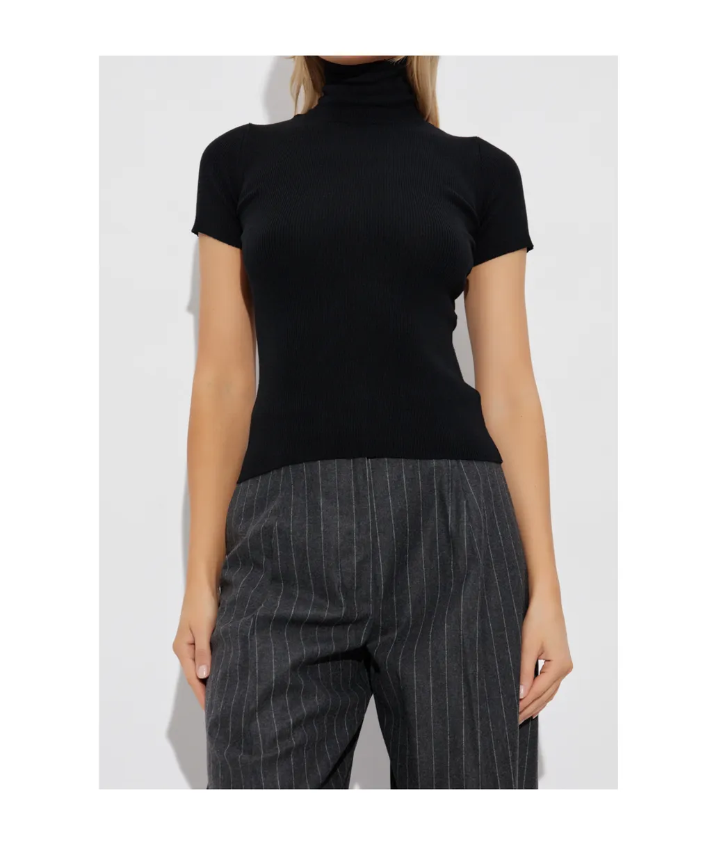 High-Neck Knitted Jumper