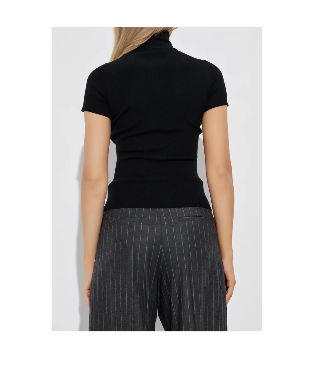 High-Neck Knitted Jumper