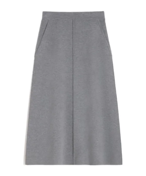 Viscose Wool Yarn Knitted Skirt
