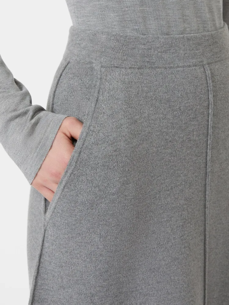 Viscose Wool Yarn Knitted Skirt