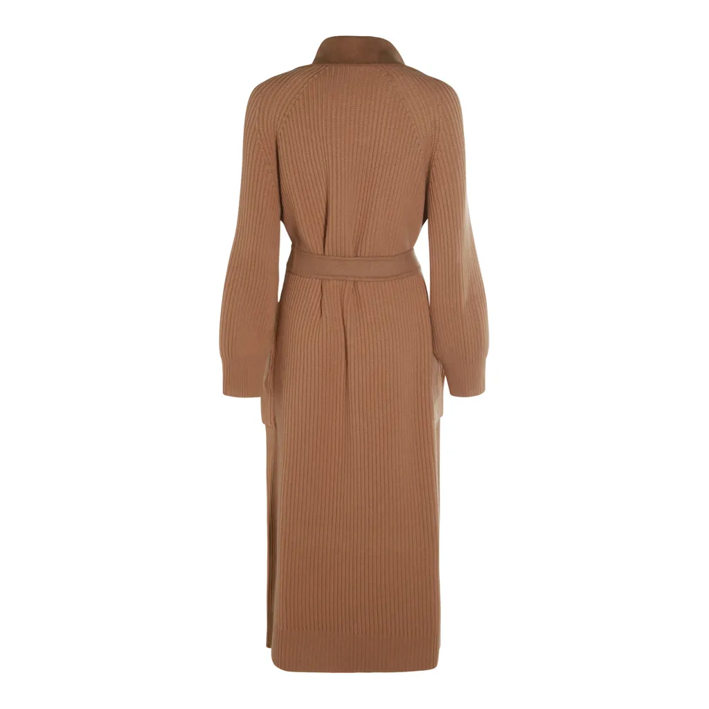 Berard1234 Belted Knitted Coat