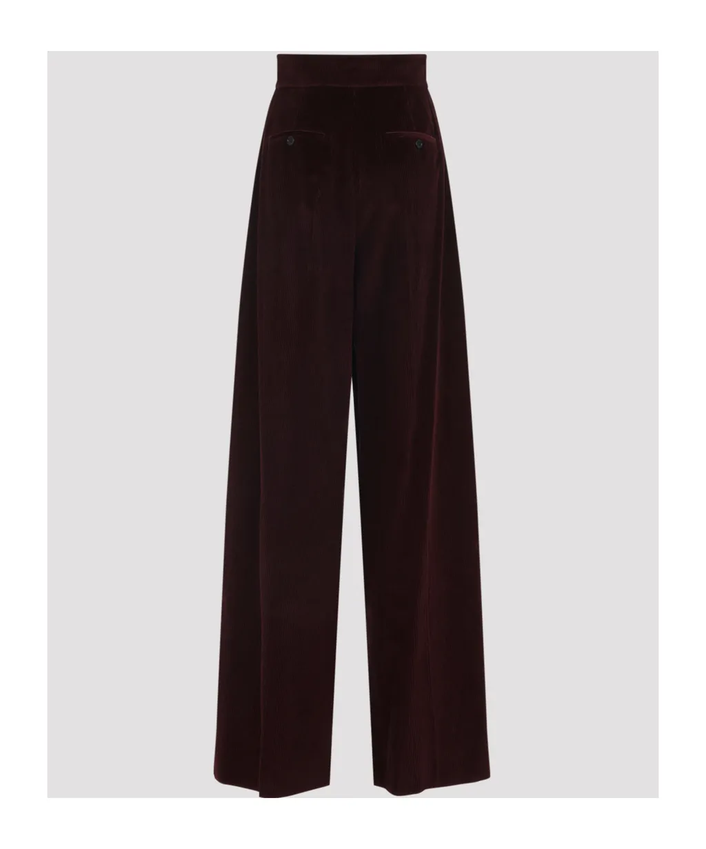 Bosso1234 High-Waist Wide-Leg Pants