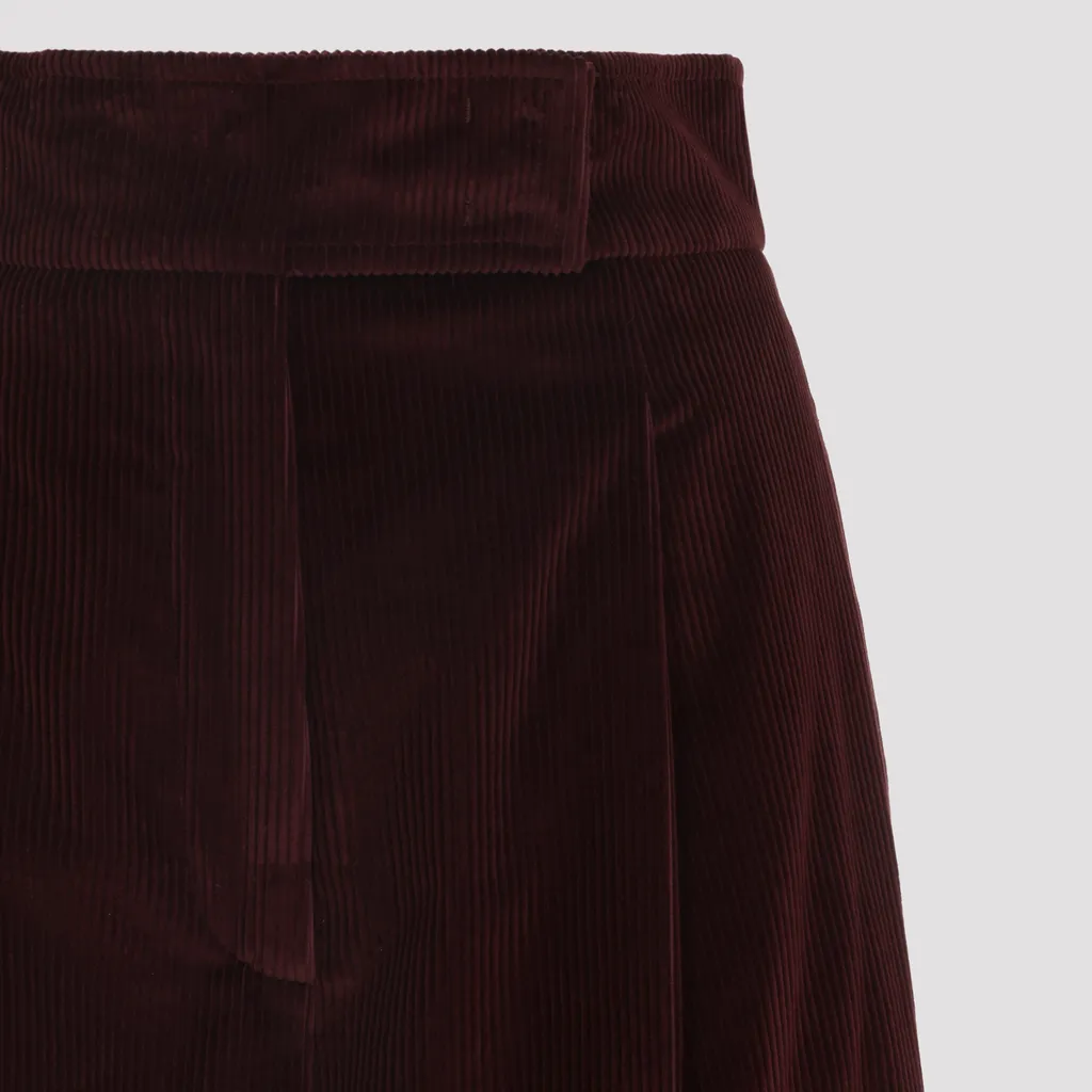 Bosso1234 High-Waist Wide-Leg Pants