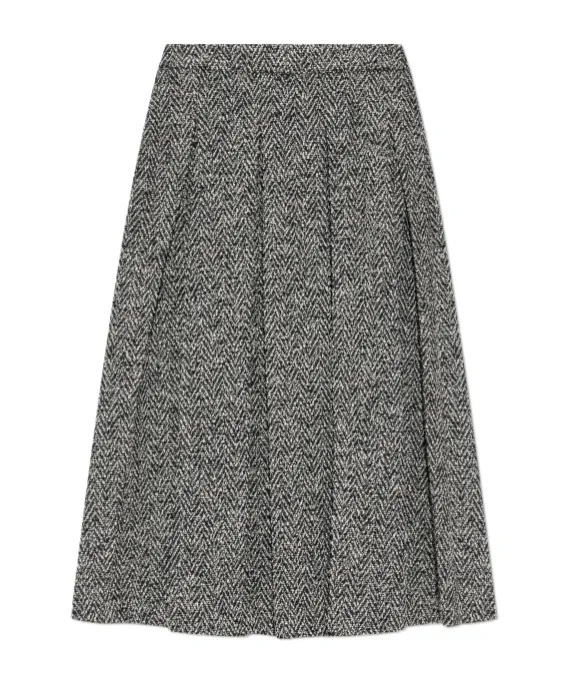 Herringbone Pattern Skirt