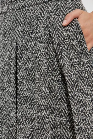 Herringbone Pattern Skirt