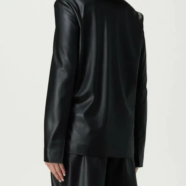 Long-Sleeved Button-Up Jacket