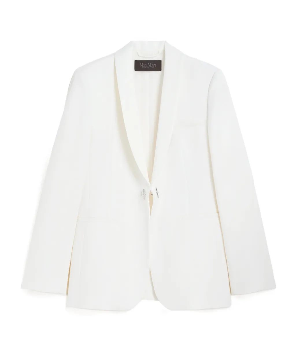 Gabardine Wool Blazer