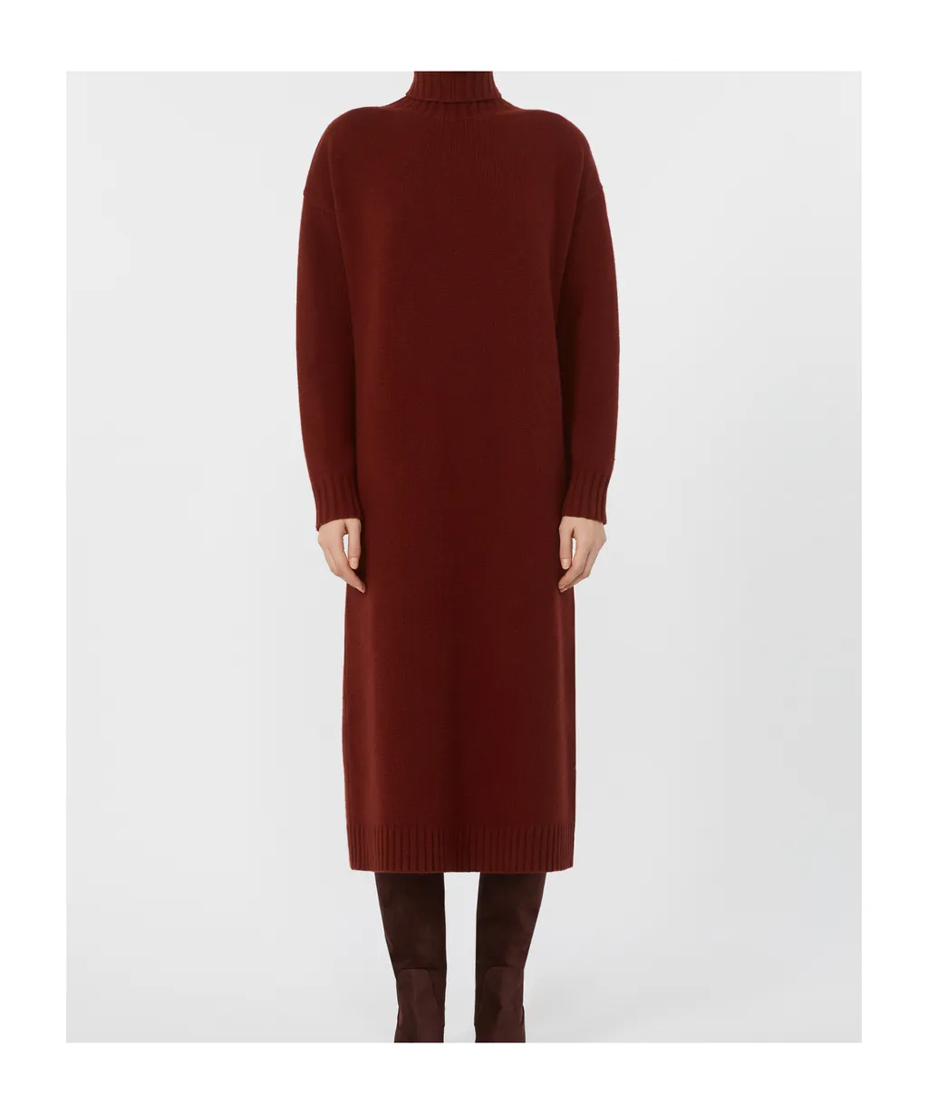 Cashmere Turtleneck Dress