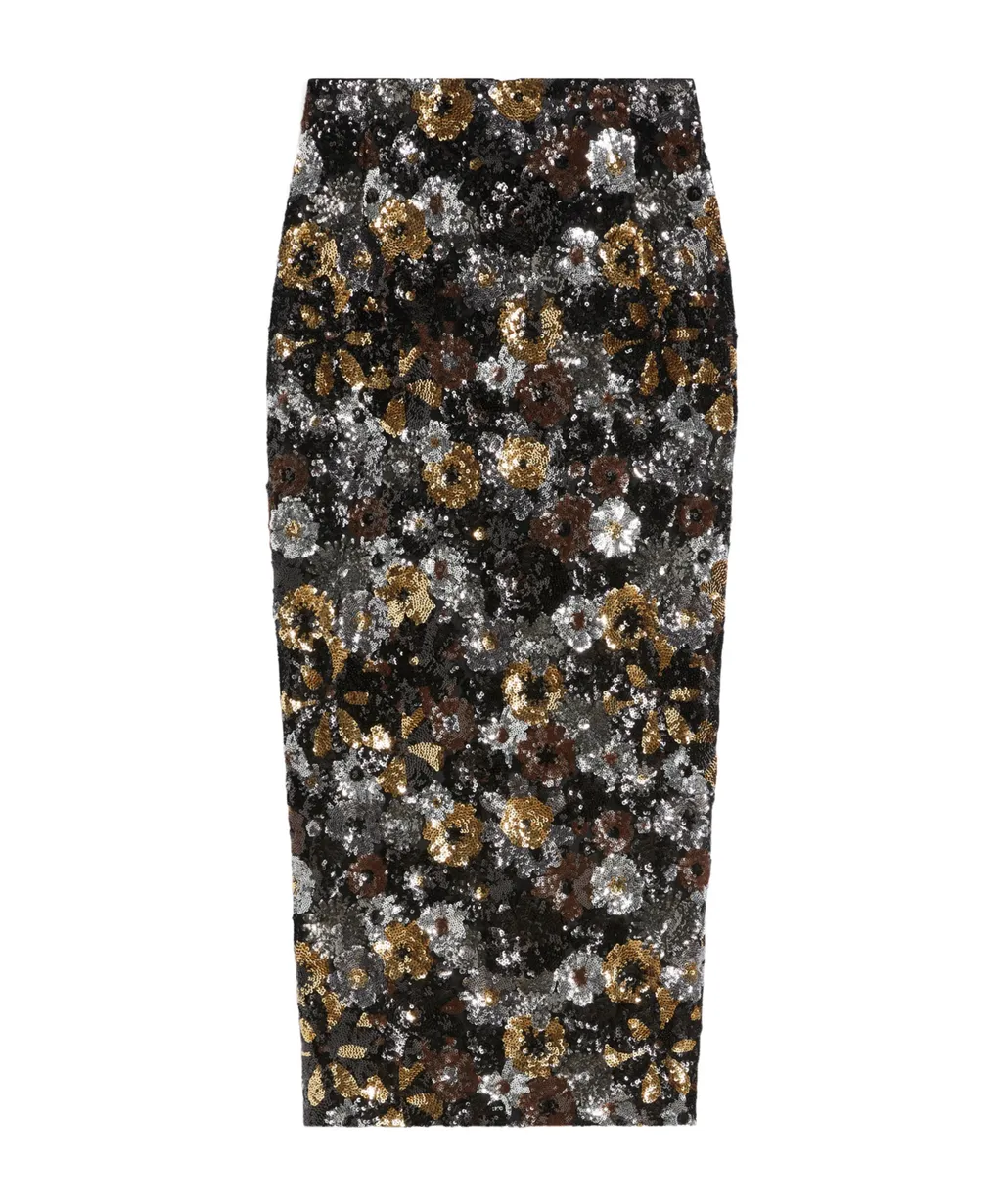 Sequin Pencil Skirt