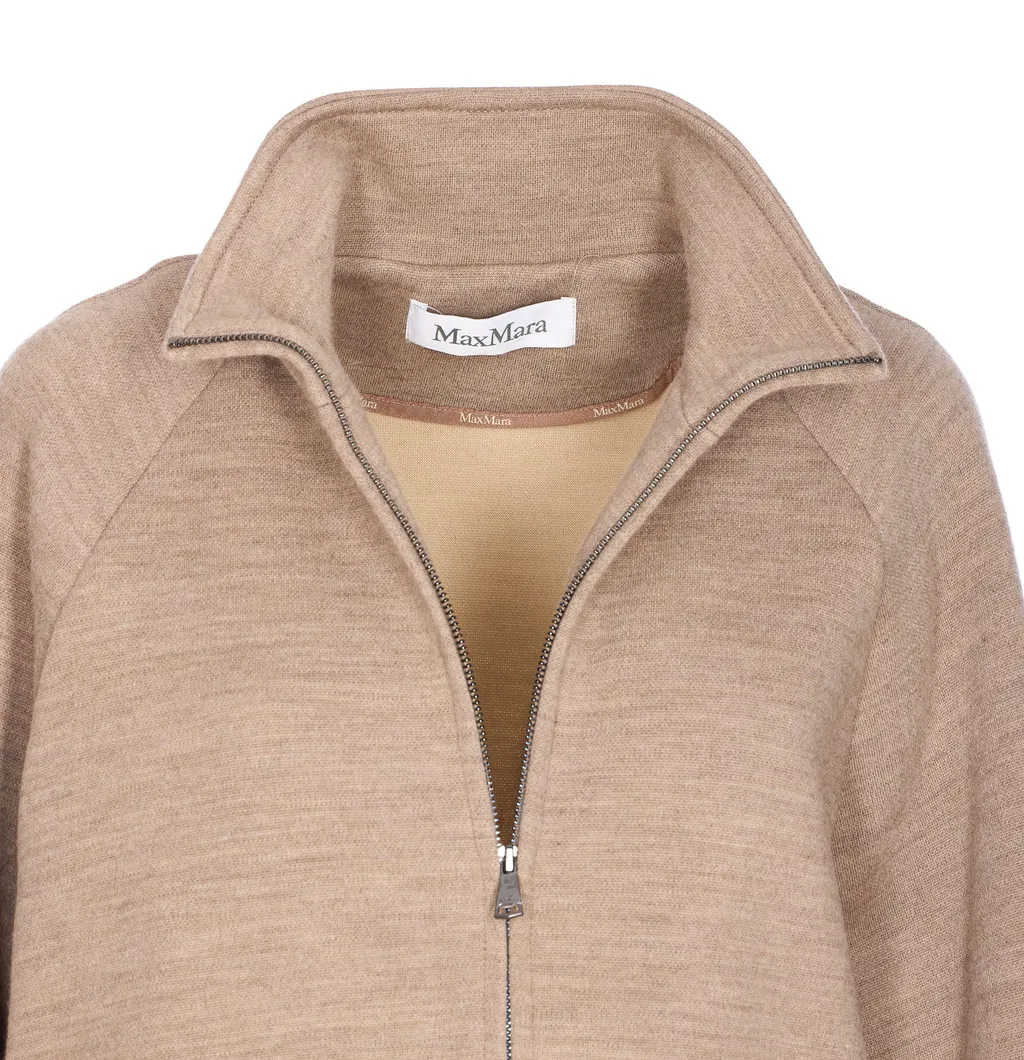 Frine High-Neck Zipped Sweatshirt