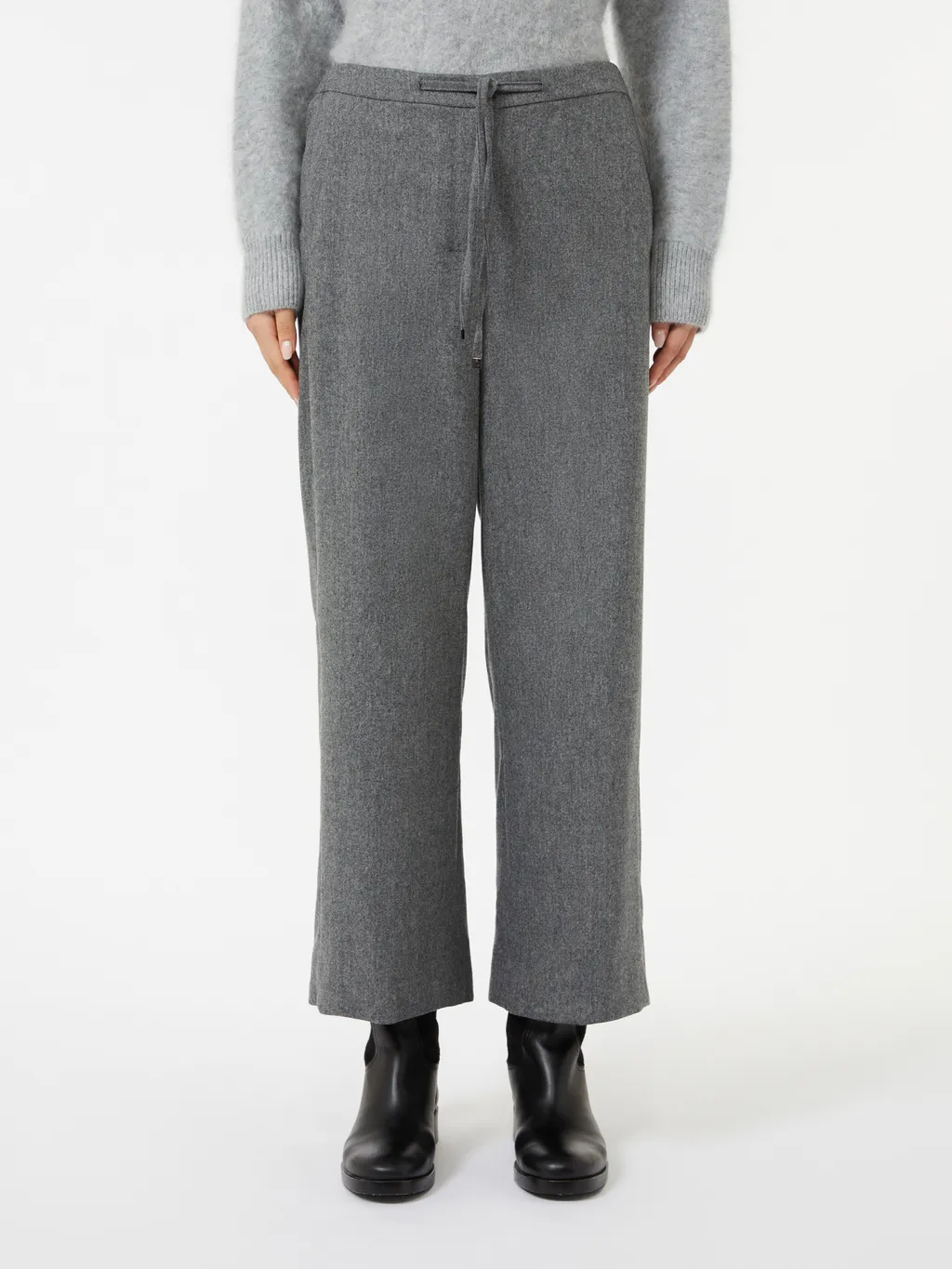 Floria Drawstring Wide Leg Trousers