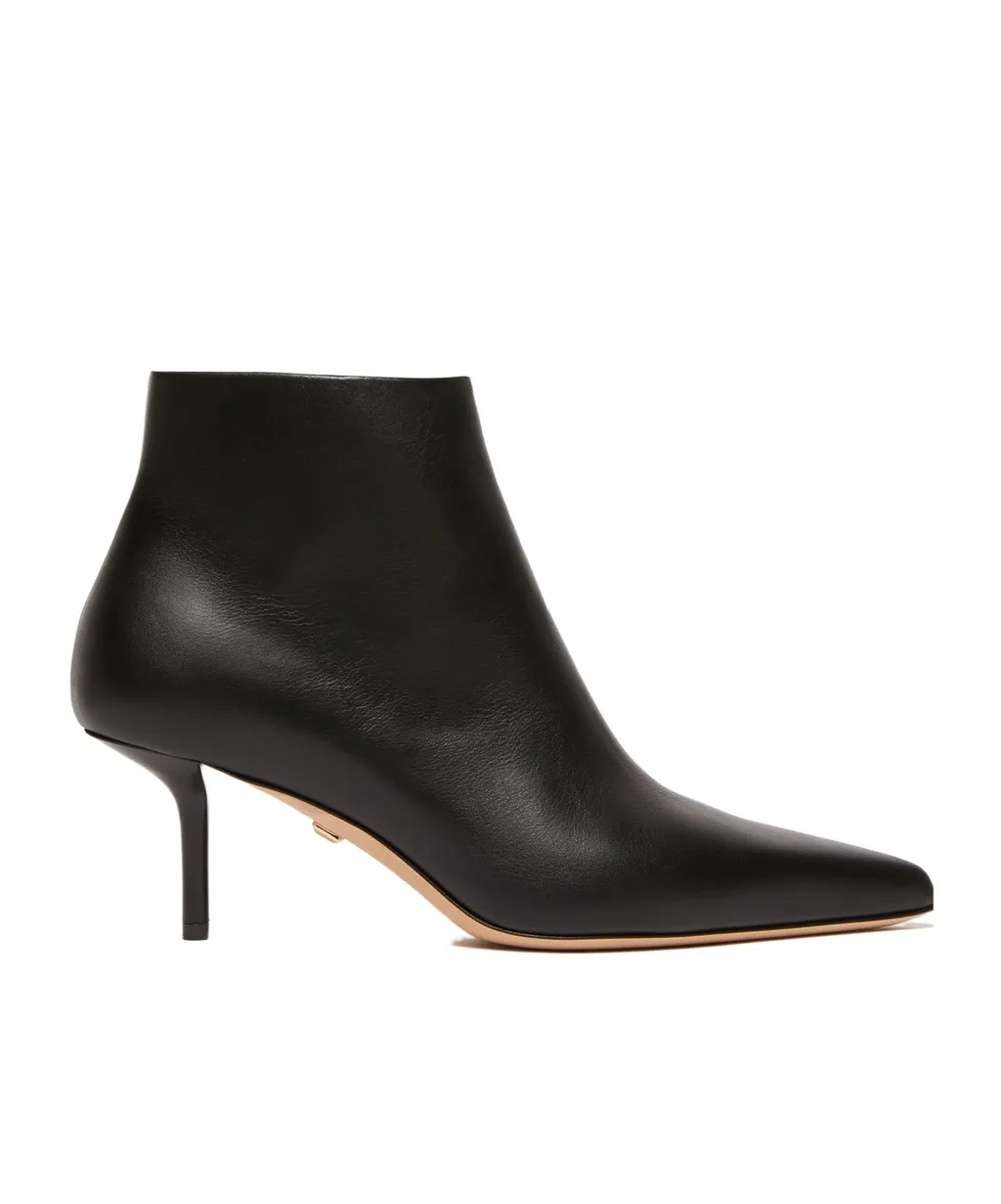 Leather Ankle Boots With Zip