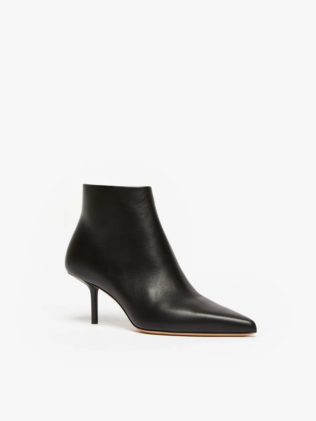 Leather Ankle Boots With Zip