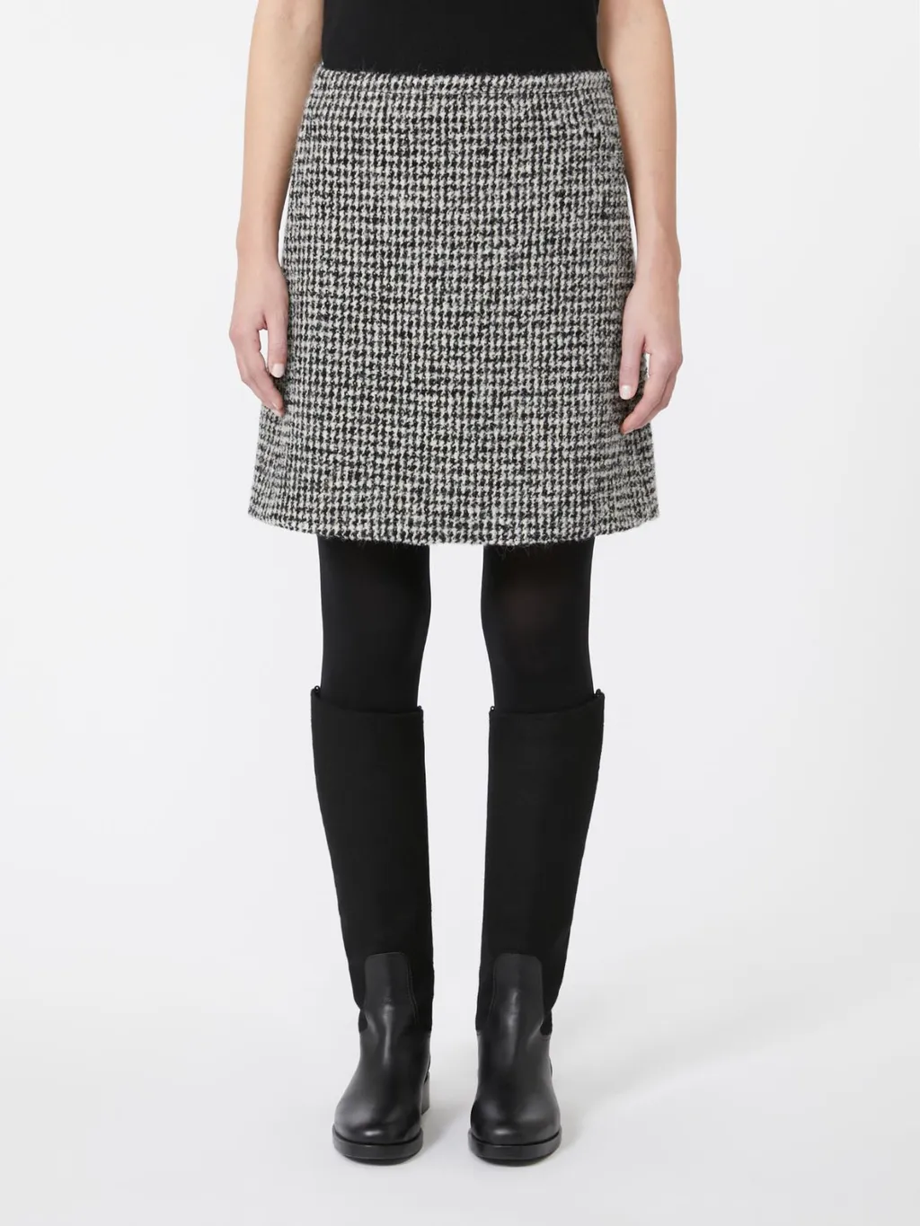 Wool And Alpaca Mini Skirt