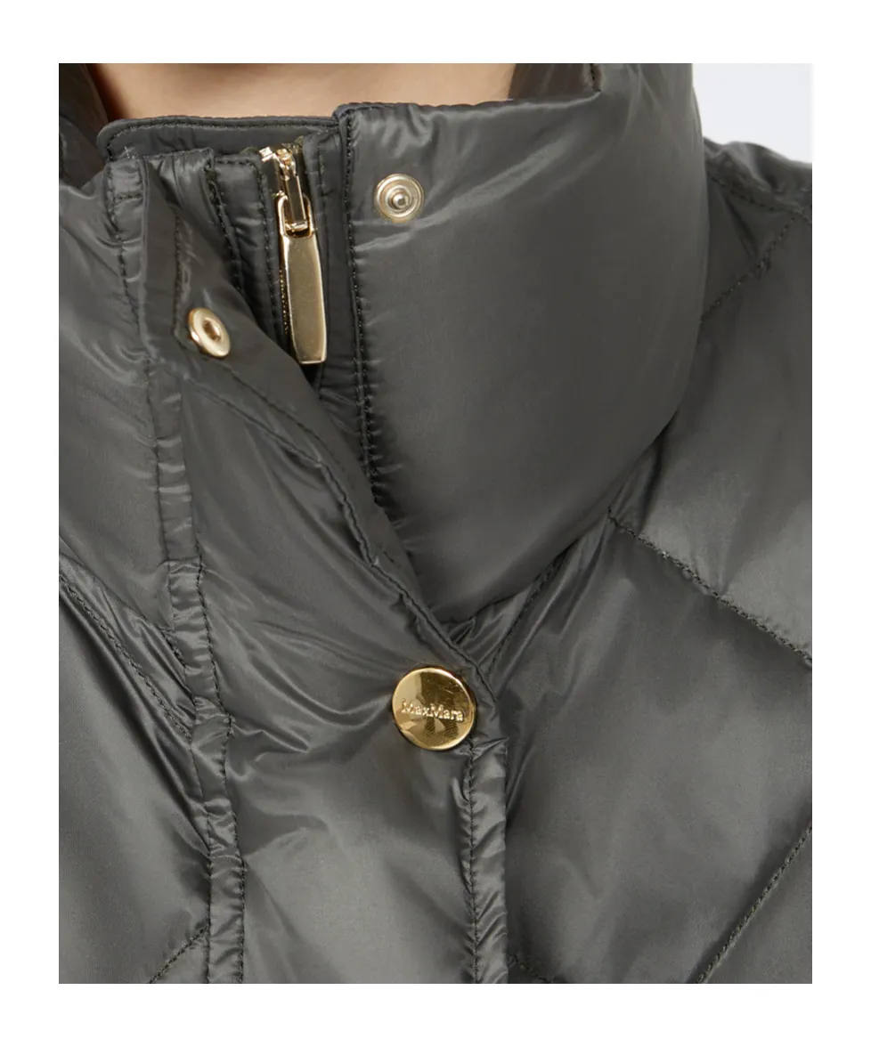 Padded Cape In Water-Repellent Fabric
