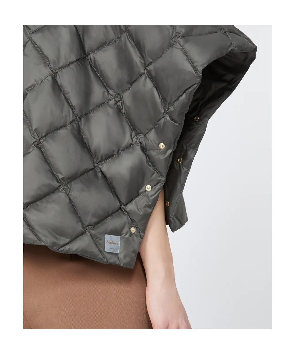 Padded Cape In Water-Repellent Fabric
