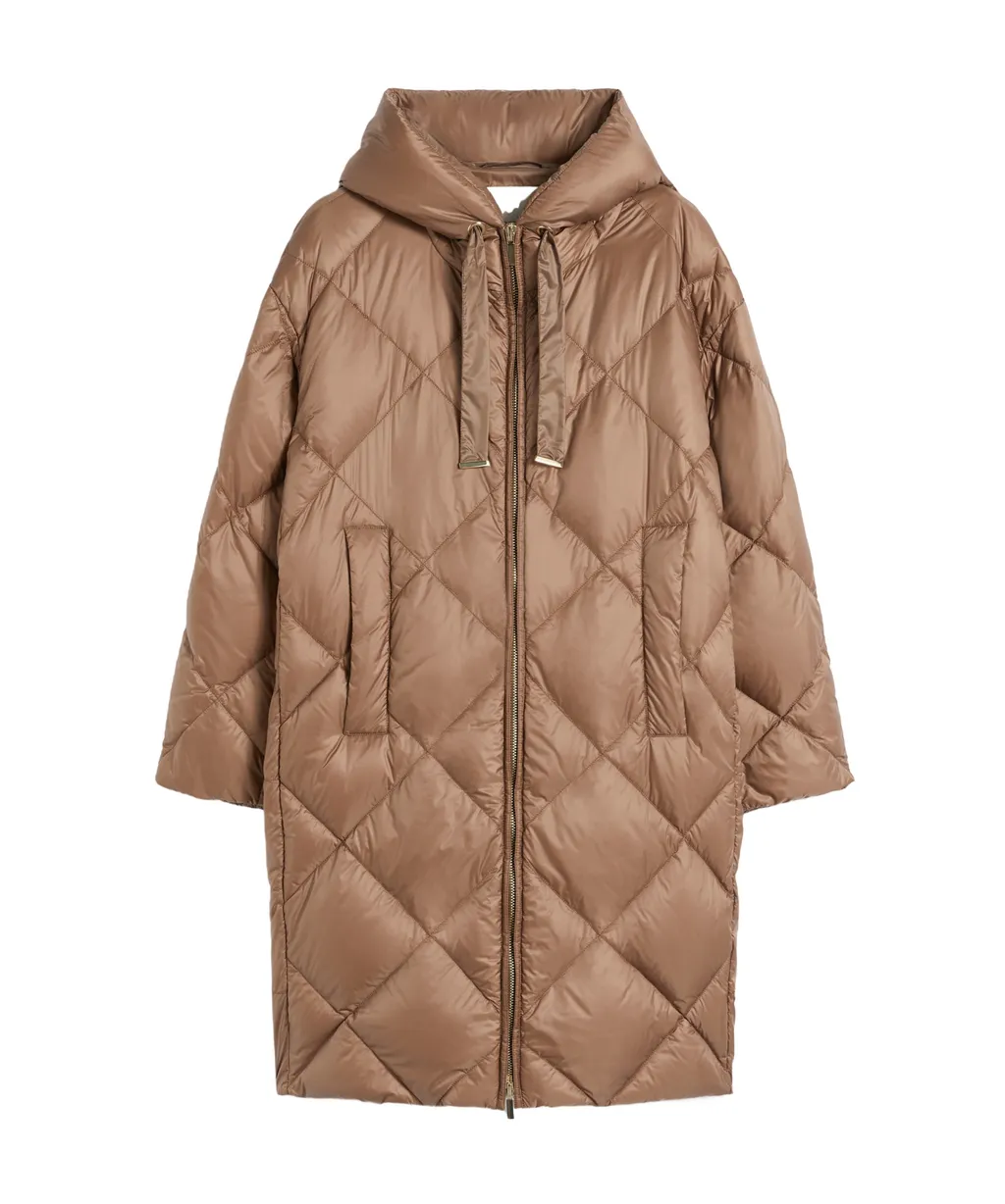 Down Jacket In Iridescent Water-Repellent Fabric