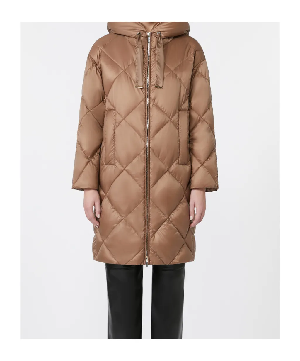 Down Jacket In Iridescent Water-Repellent Fabric