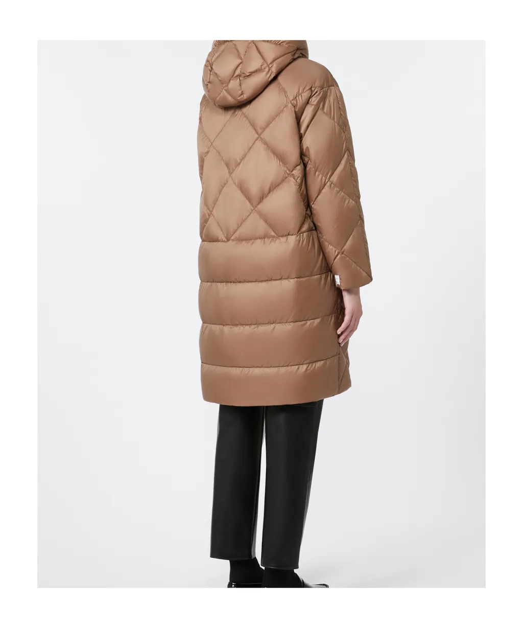 Down Jacket In Iridescent Water-Repellent Fabric