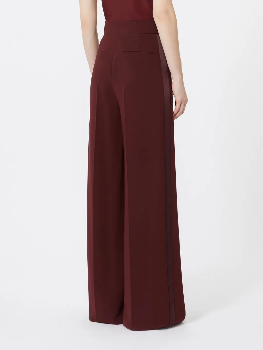 Tuxedo-Style Cady Trousers