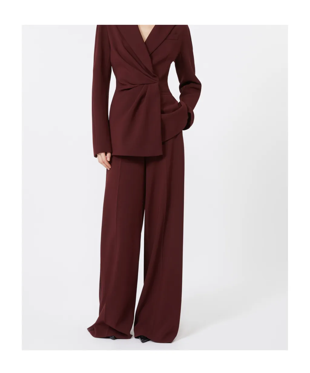 Tuxedo-Style Cady Trousers