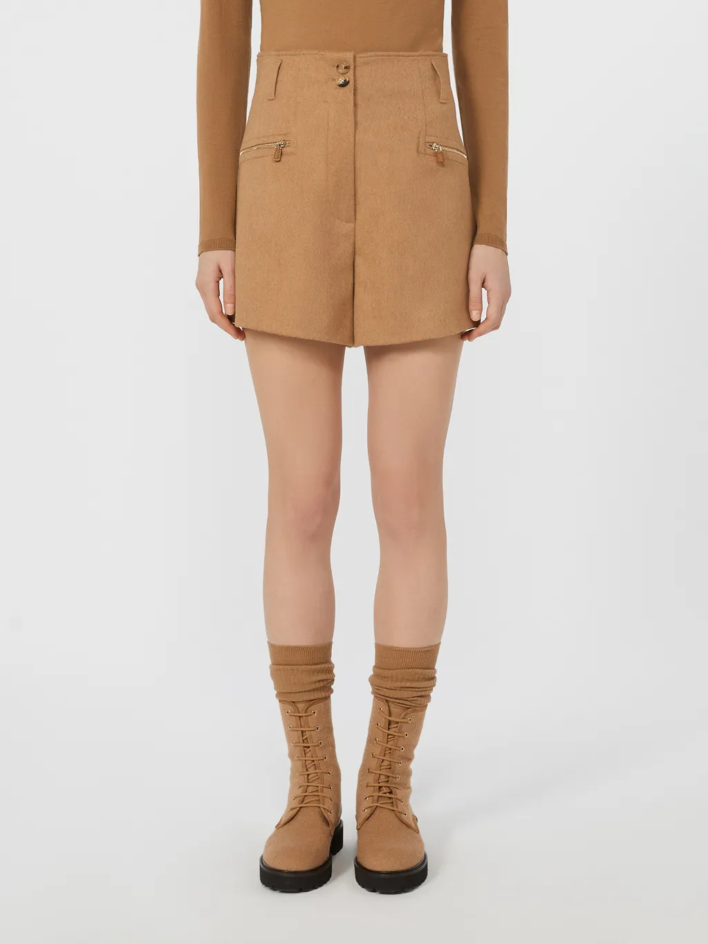 Camel Hair Shorts