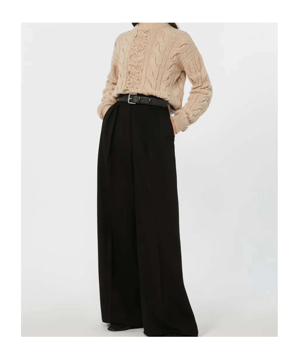 Lace Panelled Jumper