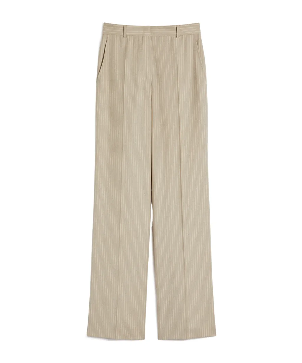 Studio Striped Pleated Trousers